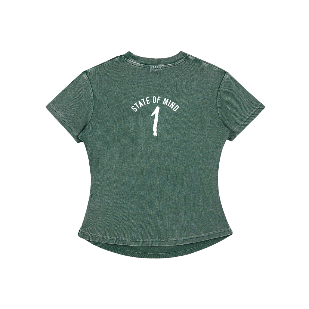 Vintage Washed Bodycon Cotton T-Shirt