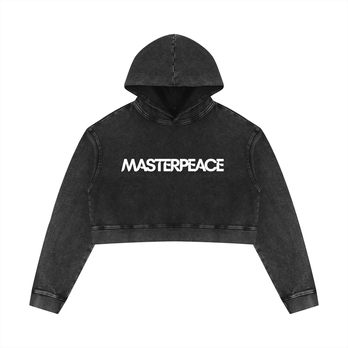 Women’s Mineral Washed Crop Hoodie