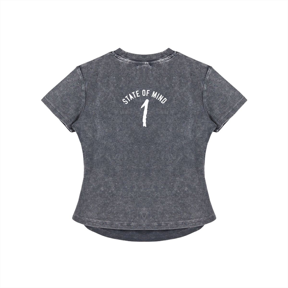 Vintage Washed Bodycon Cotton T-Shirt