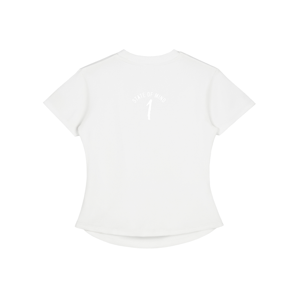 Vintage Washed Bodycon Cotton T-Shirt