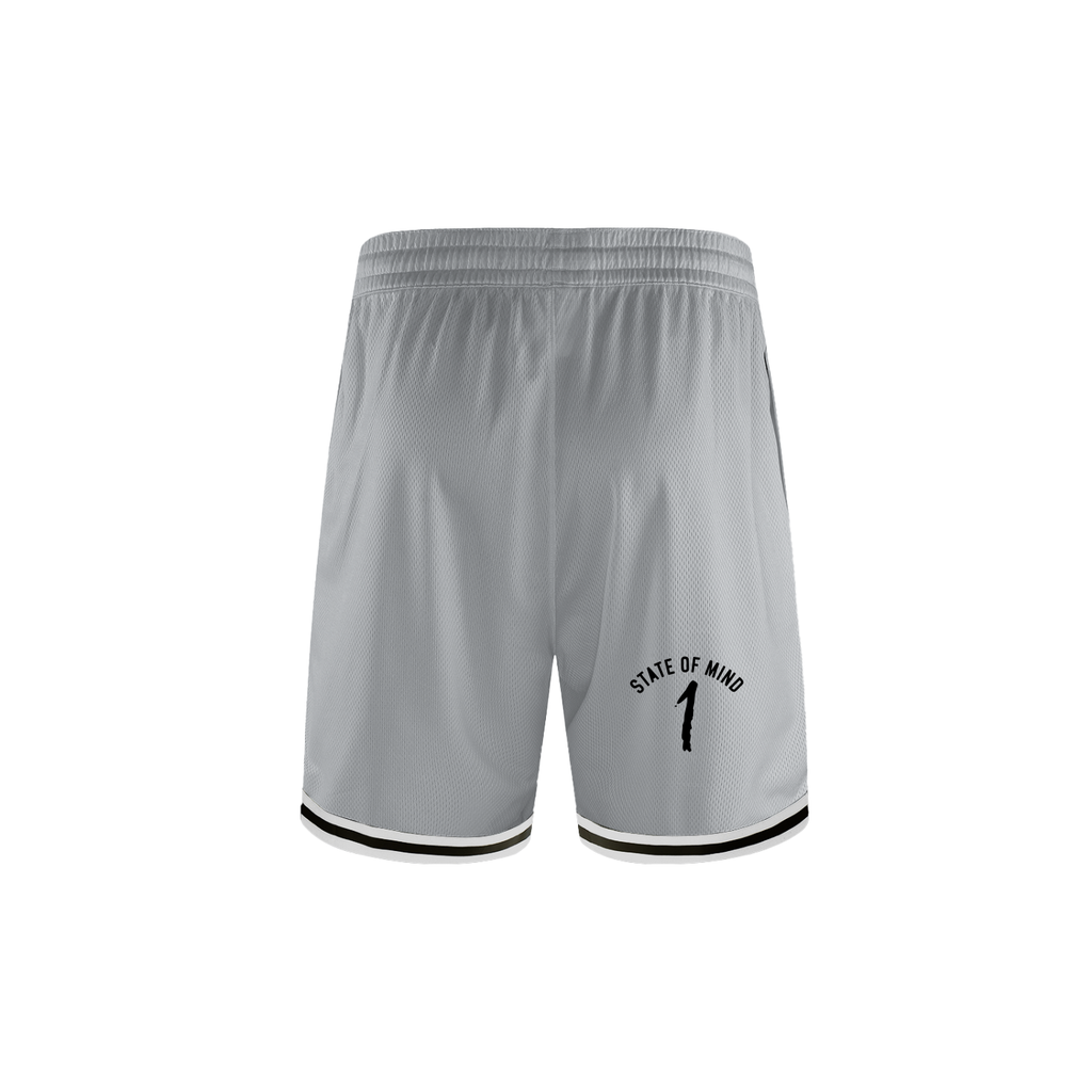 Classic Stripe Trim Basketball Shorts