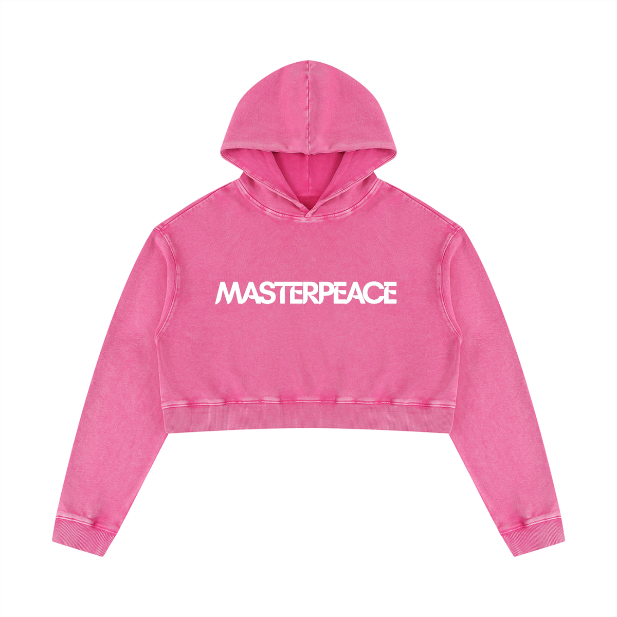 Women’s Mineral Washed Crop Hoodie