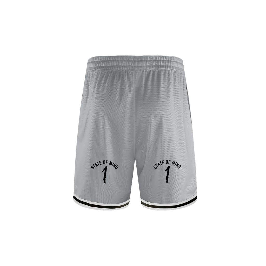 Classic Stripe Trim Basketball Shorts