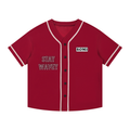 Contrast Piped Button-Up Jersey