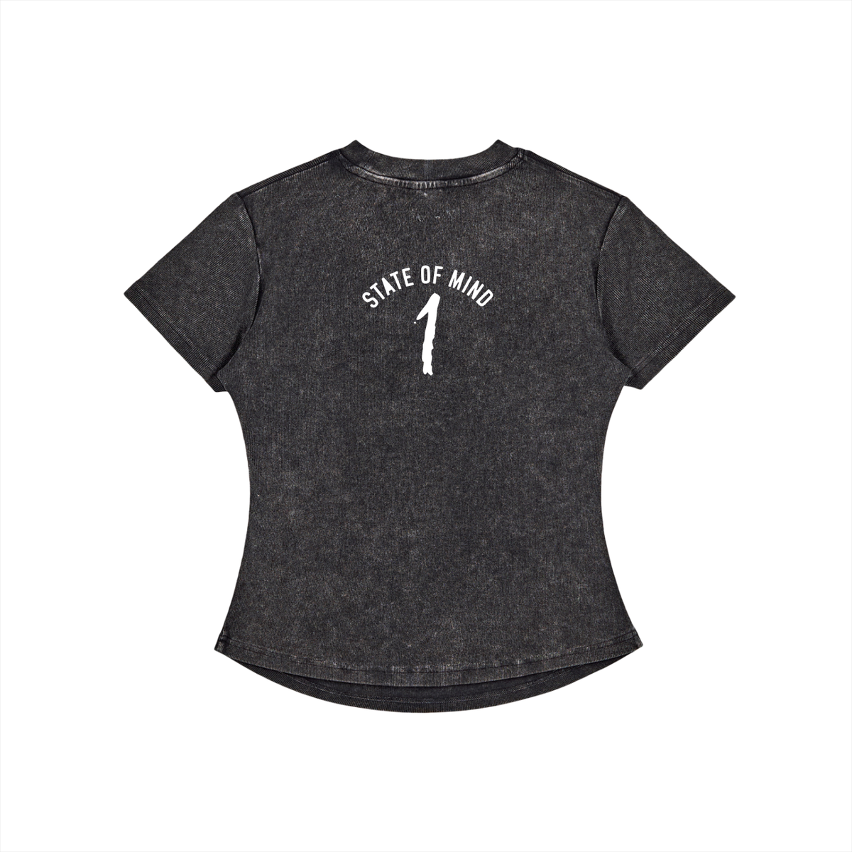Vintage Washed Bodycon Cotton T-Shirt
