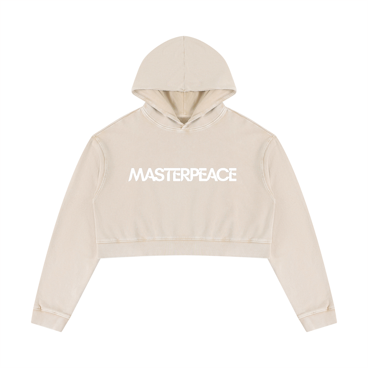 Women’s Mineral Washed Crop Hoodie