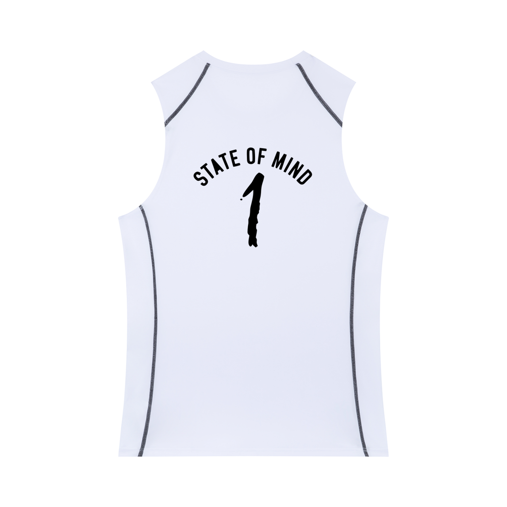 Men's Slim-Fit Topstitch Tank Top