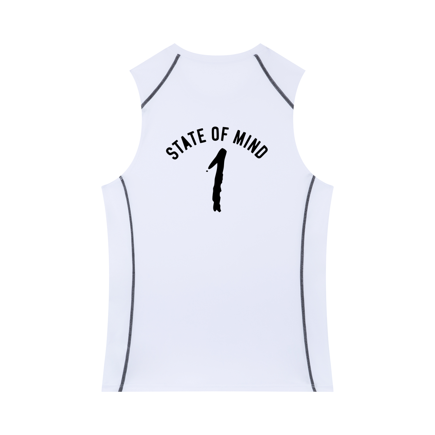 Men's Slim-Fit Topstitch Tank Top