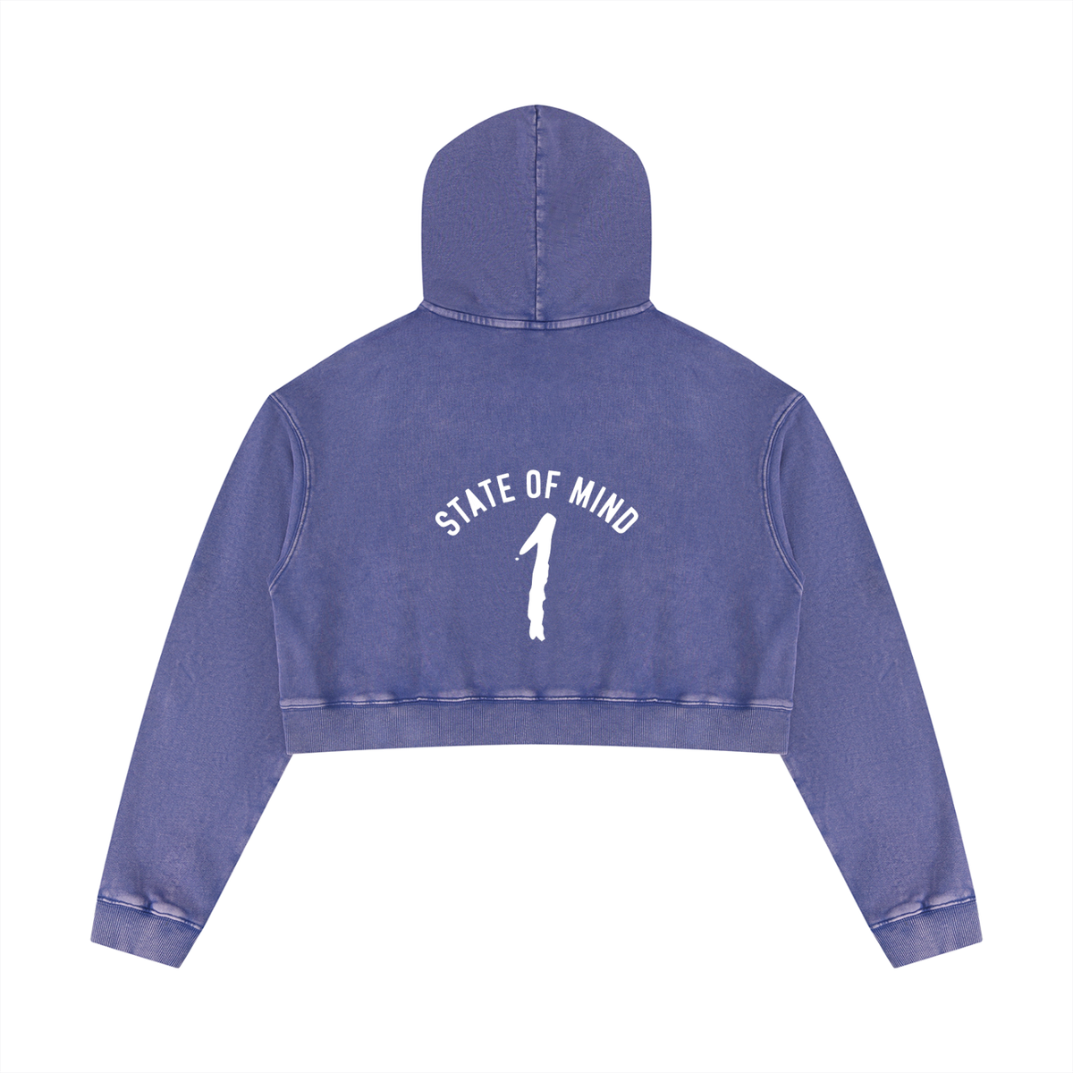 Women’s Mineral Washed Crop Hoodie