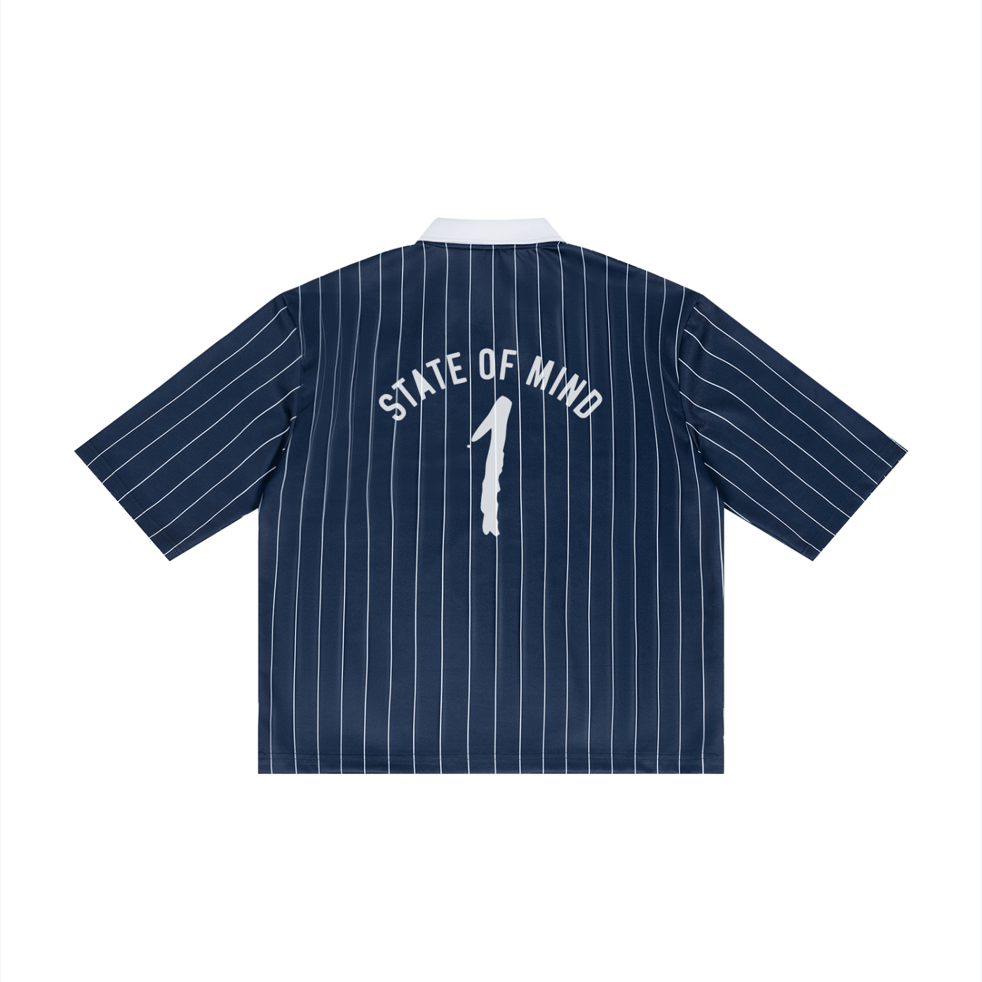 Unisex Pinstripe Collared Soccer Jersey