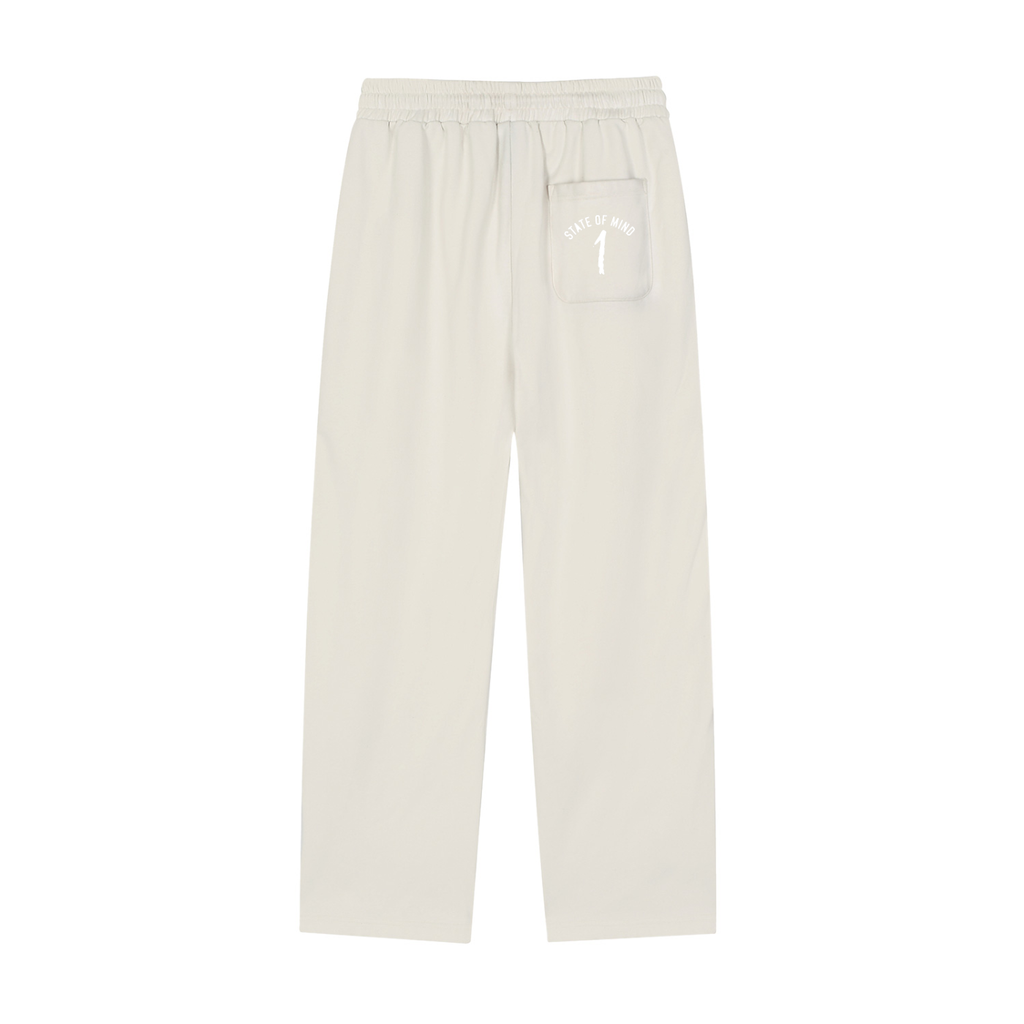 Reflection Striped Straight-Leg Sweatpants
