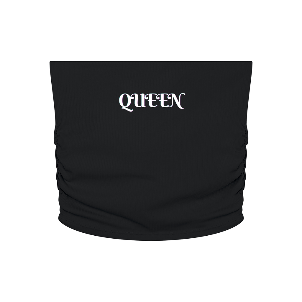 Women’s Ruched Cropped Yoga Tube Top