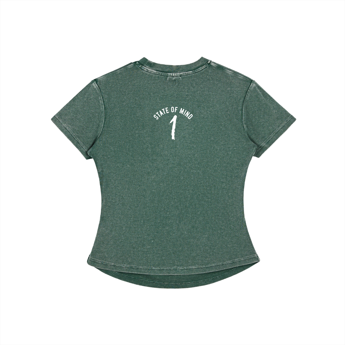 Vintage Washed Bodycon Cotton T-Shirt