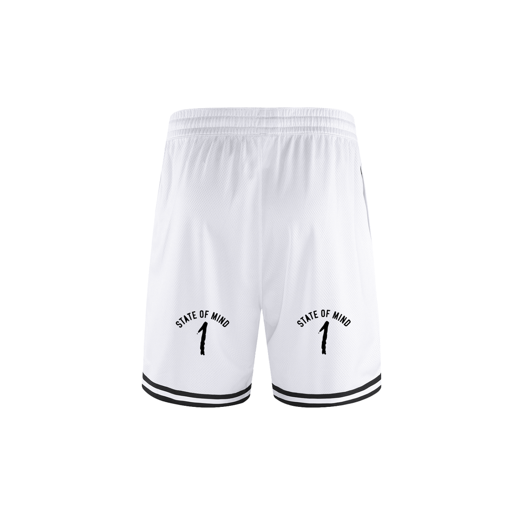 Classic Stripe Trim Basketball Shorts