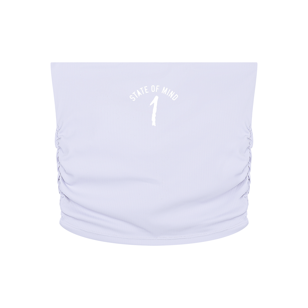 Women’s Ruched Cropped Yoga Tube Top