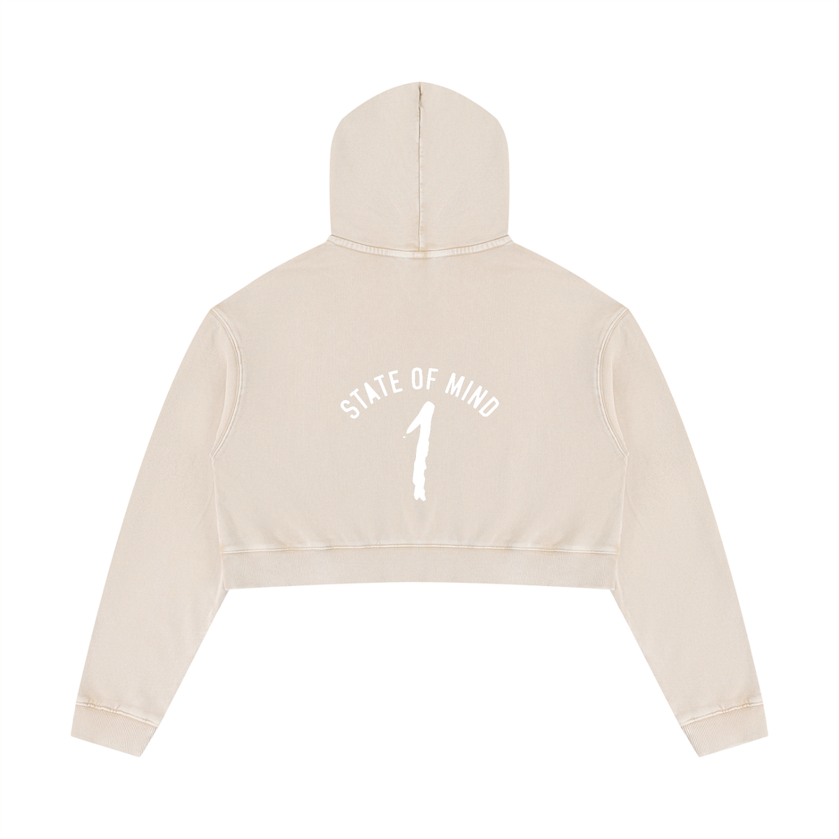 Women’s Mineral Washed Crop Hoodie