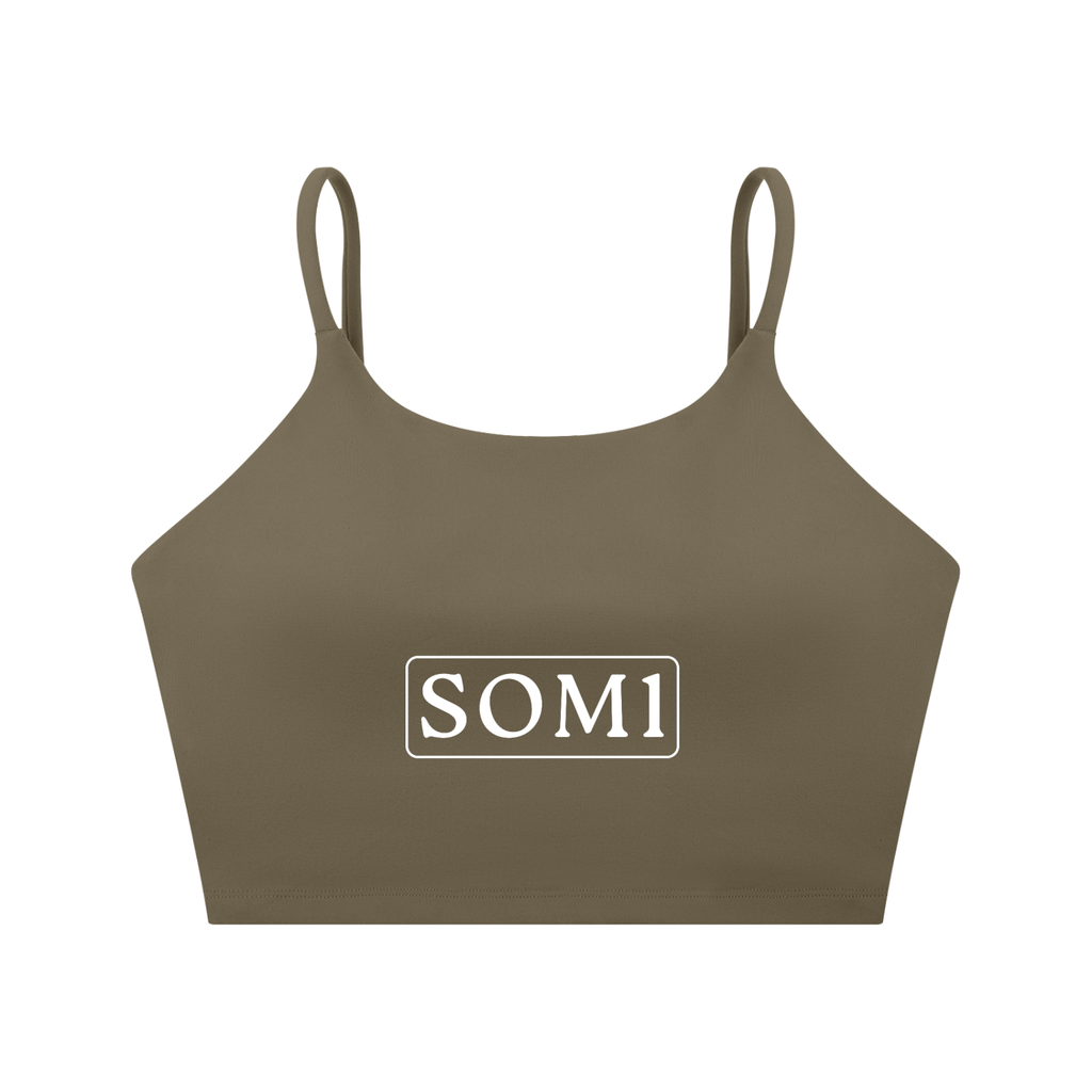 Spaghetti Strap Yoga Sports Bra