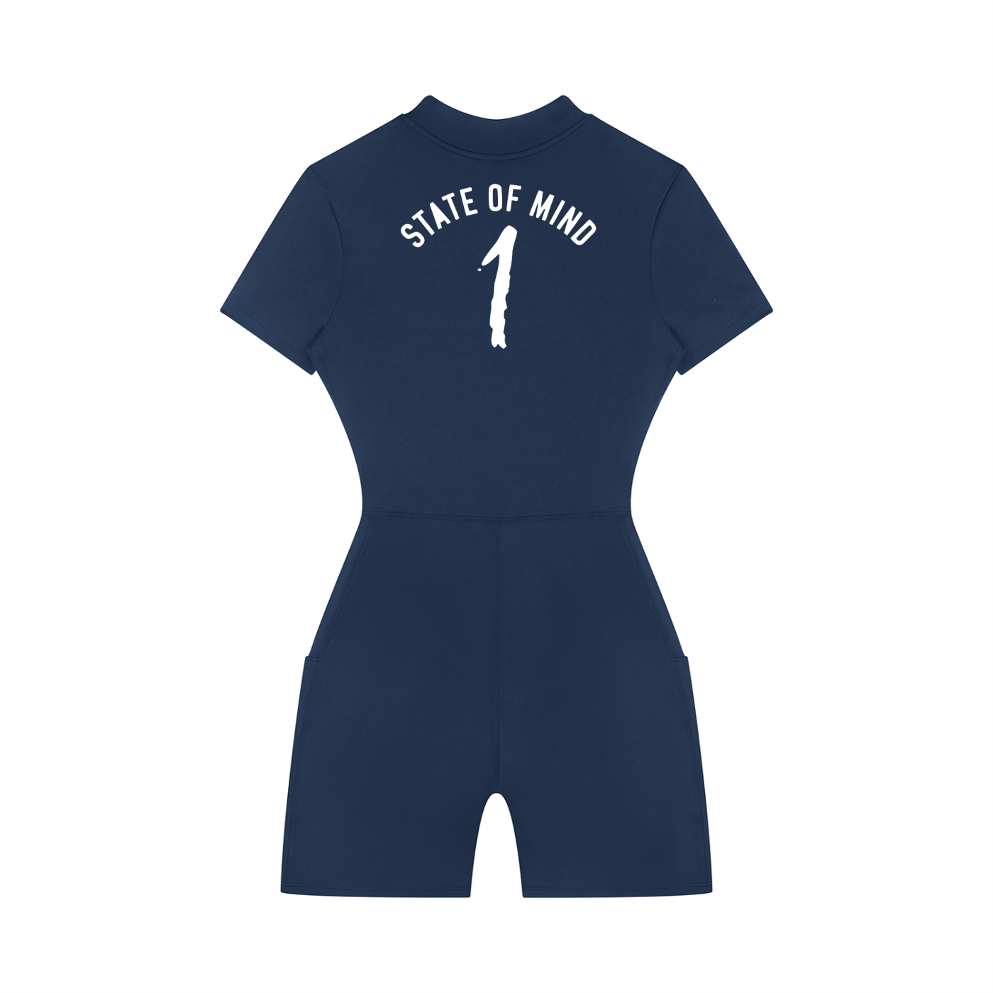 Women's Quarter-Zip Short Sleeve Romper