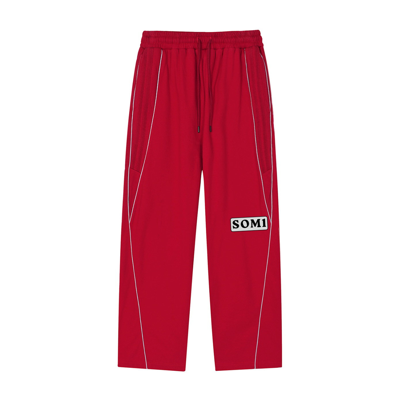 Reflection Striped Straight-Leg Sweatpants