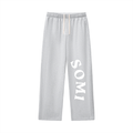Contrast-Stitched Fleece Sweatpants