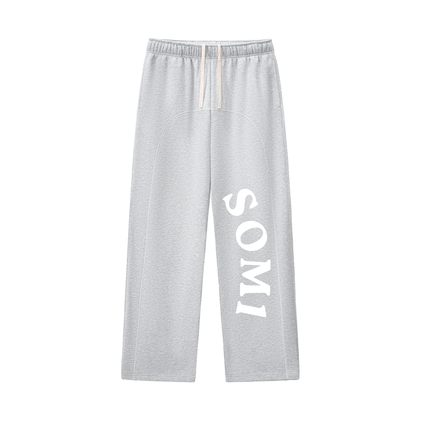Contrast-Stitched Fleece Sweatpants