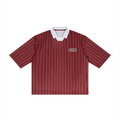 Unisex Pinstripe Collared Soccer Jersey