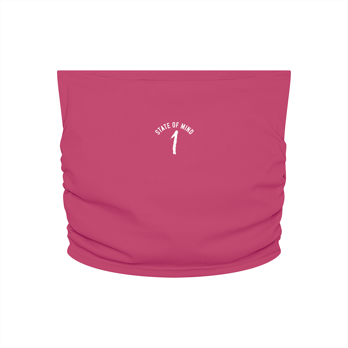 Women’s Ruched Cropped Yoga Tube Top