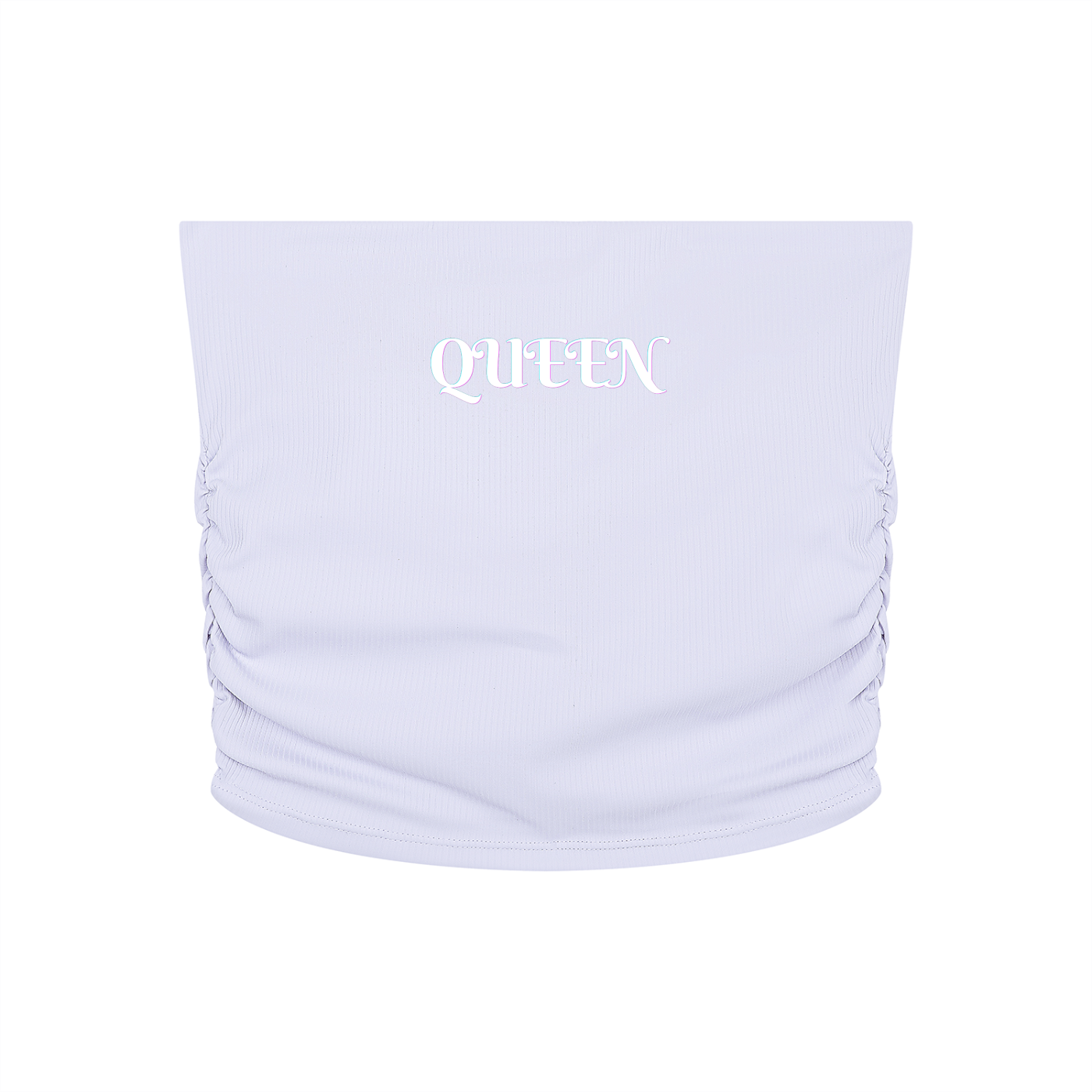 Women’s Ruched Cropped Yoga Tube Top