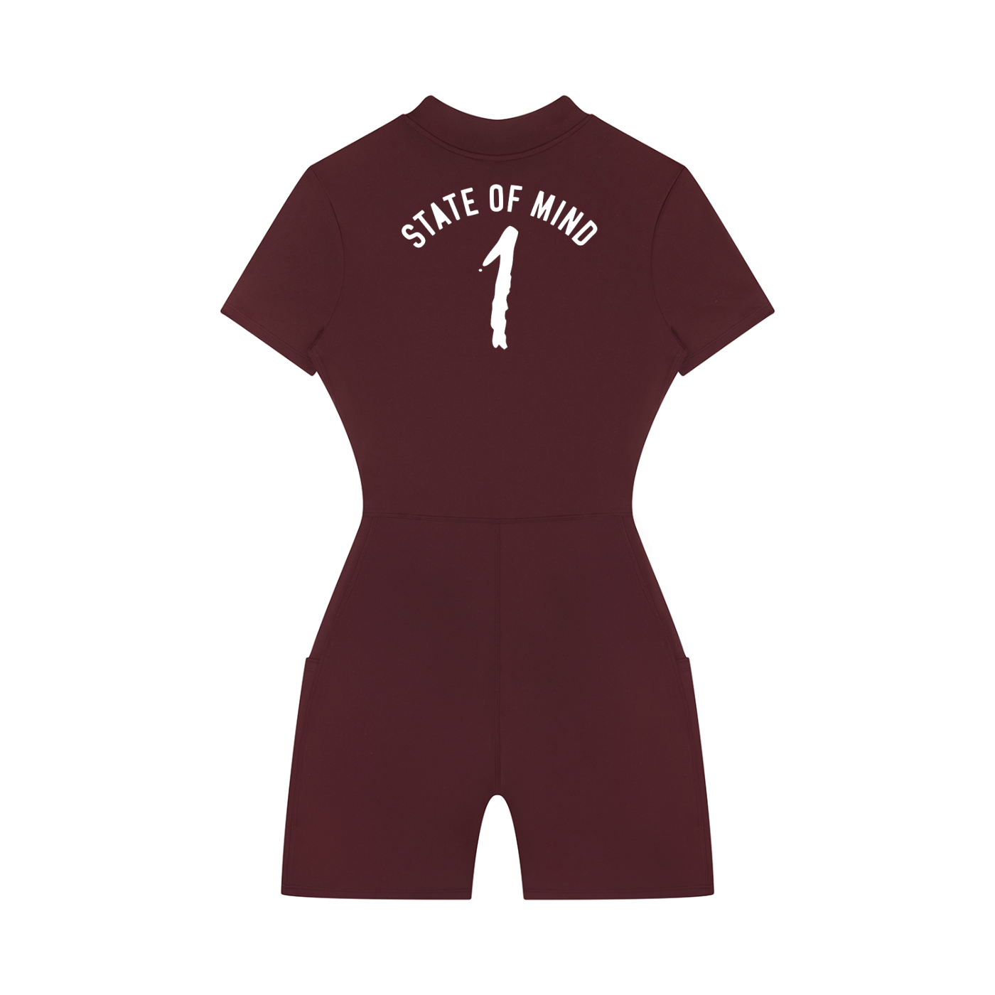 Women's Quarter-Zip Short Sleeve Romper
