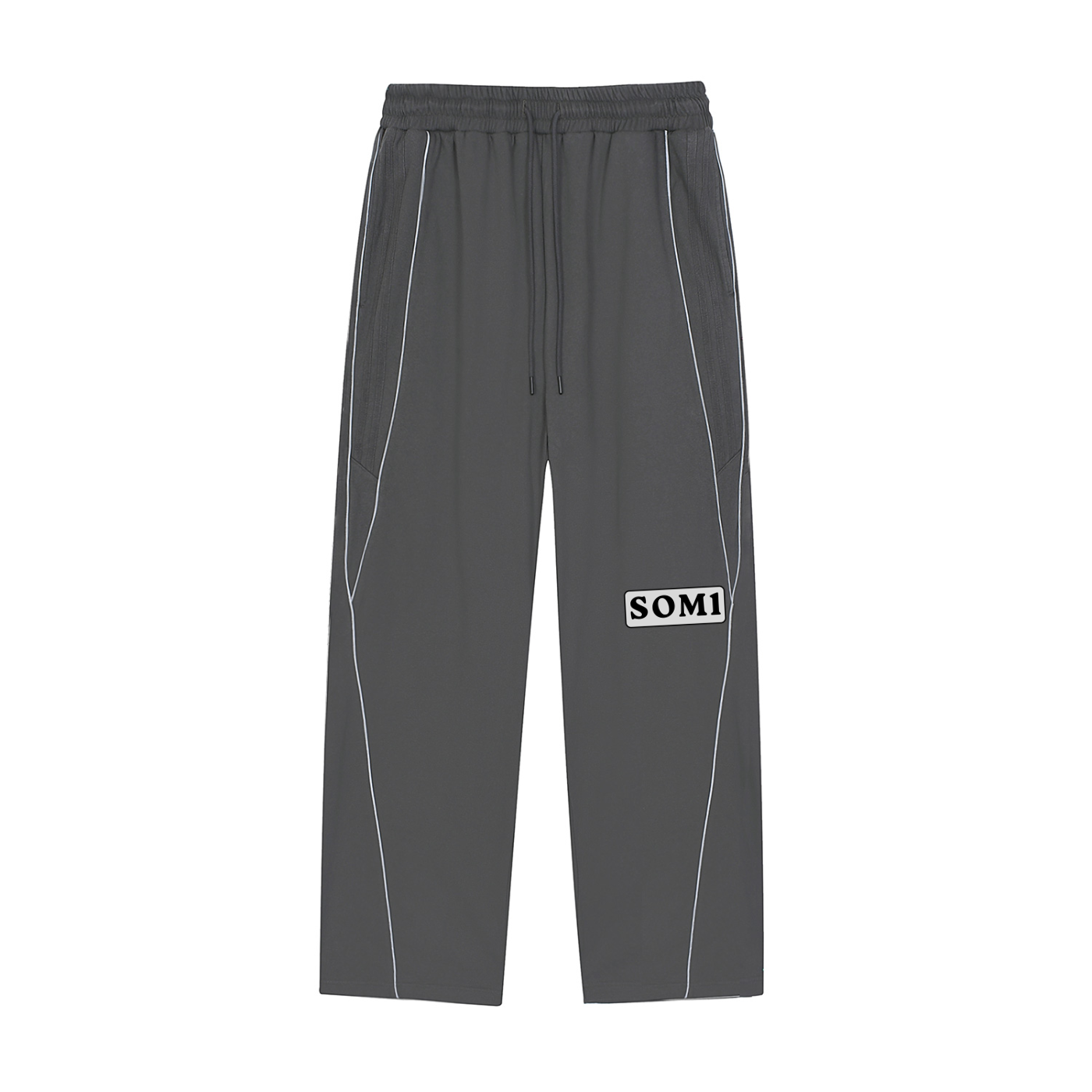 Reflection Striped Straight-Leg Sweatpants