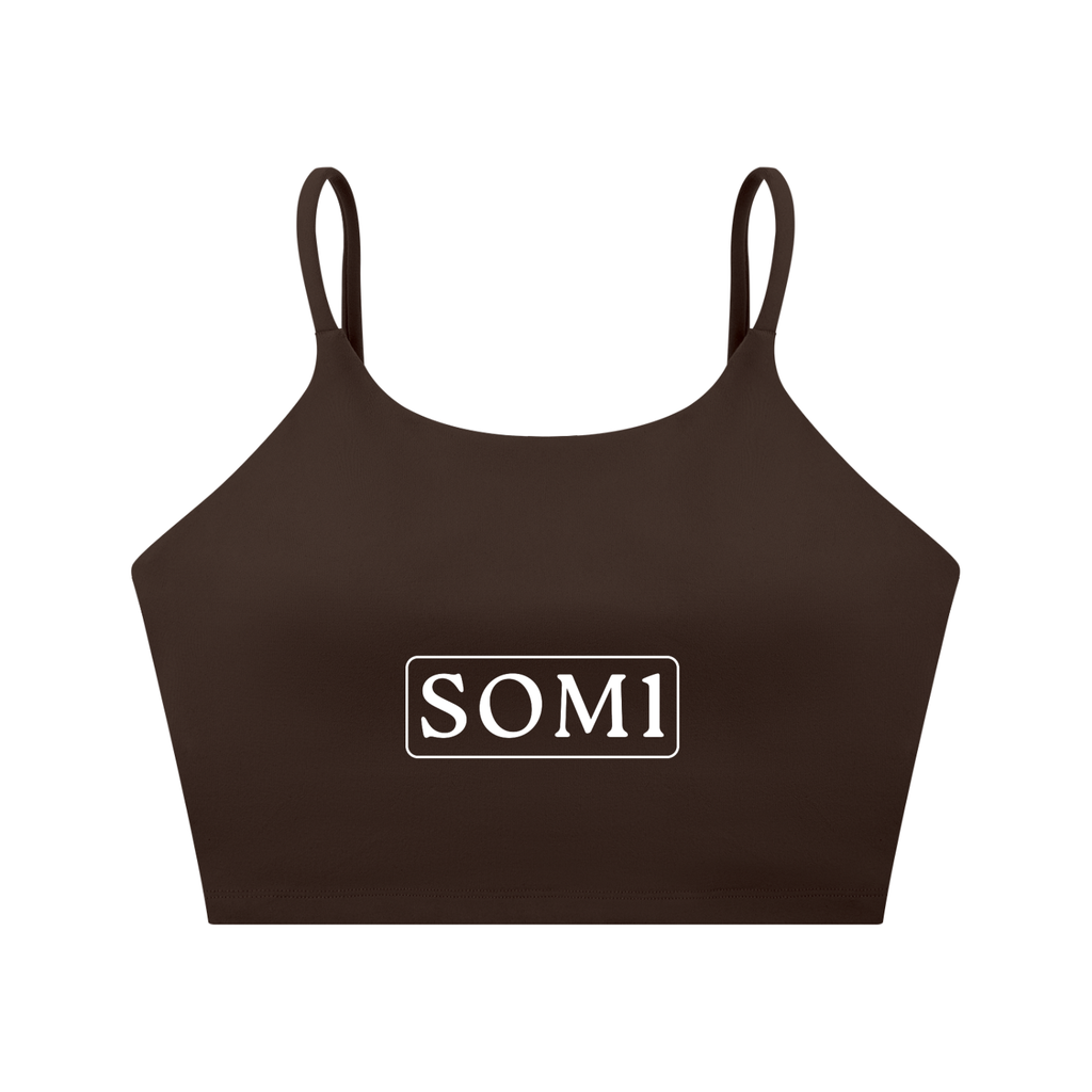 Spaghetti Strap Yoga Sports Bra