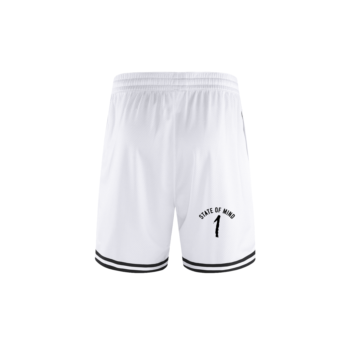 Classic Stripe Trim Basketball Shorts