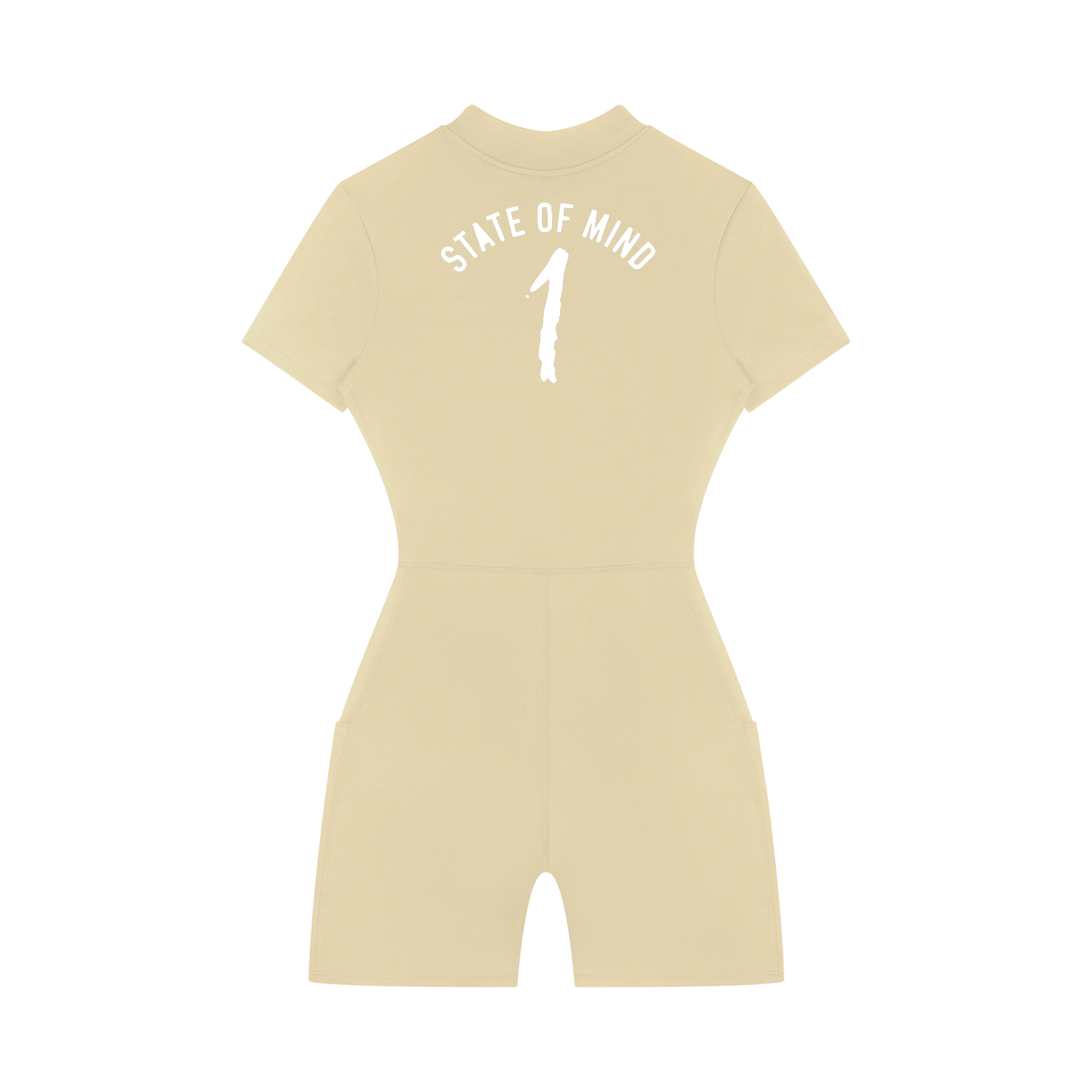 Women's Quarter-Zip Short Sleeve Romper