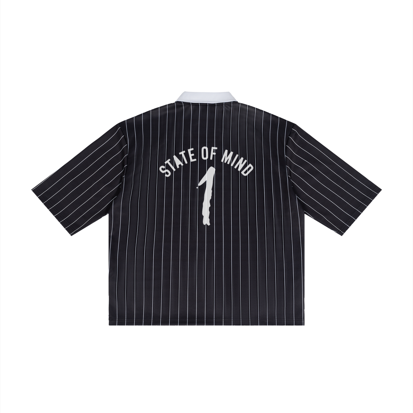 Unisex Pinstripe Collared Soccer Jersey
