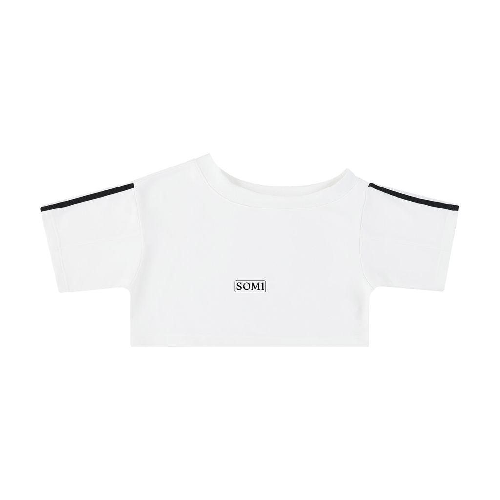 Women's Off-the-Shoulder Crop T-Shirt