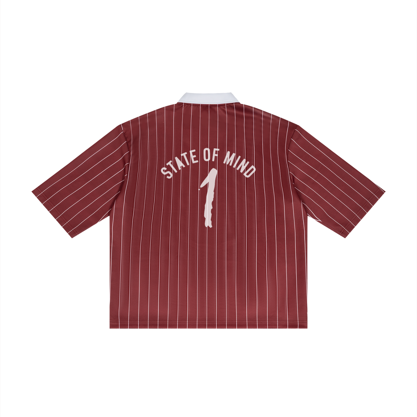 Unisex Pinstripe Collared Soccer Jersey