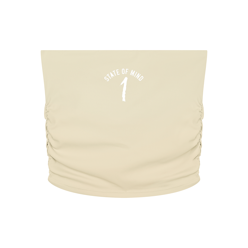 Women’s Ruched Cropped Yoga Tube Top