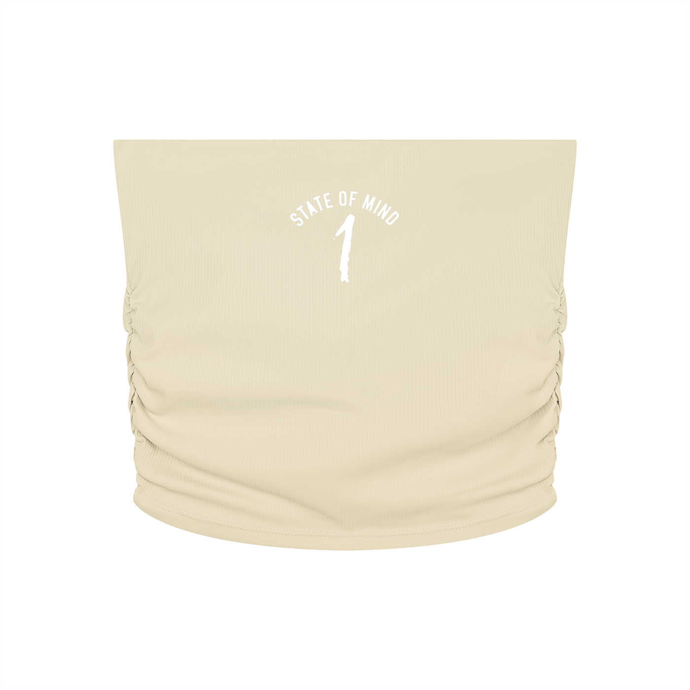 Women’s Ruched Cropped Yoga Tube Top