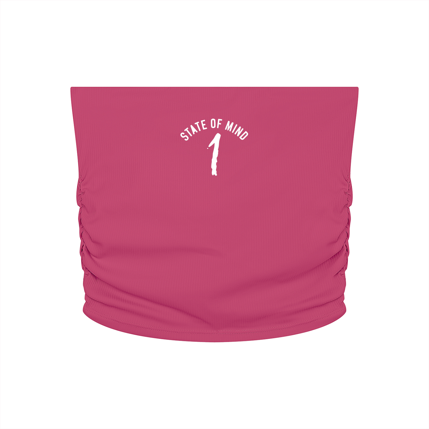 Women’s Ruched Cropped Yoga Tube Top
